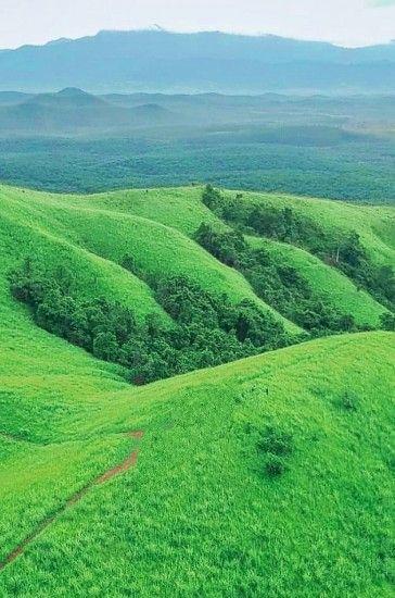 Tourist place to visit in Vagamon with tea plantations and hills